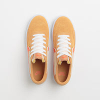 Nike SB Heritage Vulc Shoes in Flax and College Orange and Oatmeal - White thumbnail