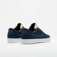 Nike SB Heritage Vulc Shoes in Midnight Navy and Noble Green and Midnight Navy thumbnail