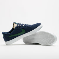 Nike SB Heritage Vulc Shoes in Midnight Navy and Noble Green and Midnight Navy thumbnail