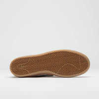 Nike SB Heritage Vulc Shoes in Sail and Gorge Green and Sail - Safety Orange thumbnail