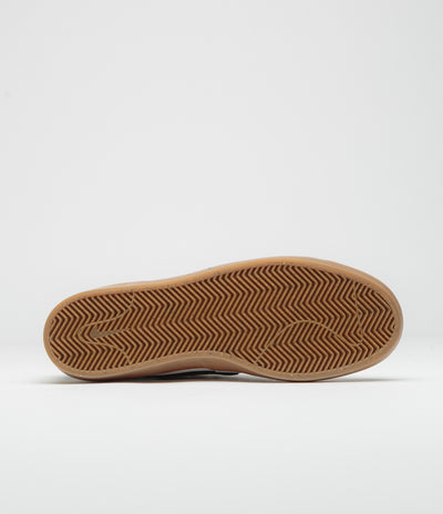 Nike SB Heritage Vulc Shoes in Sail and Gorge Green and Sail - Safety Orange