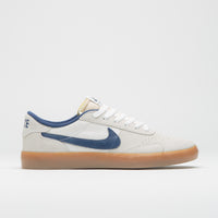 Nike SB Heritage Vulc Shoes in Summit White and Navy and White - Gum Light Brown thumbnail