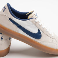 Nike SB Heritage Vulc Shoes - Summit White / Navy - White - Gum Light Brown thumbnail