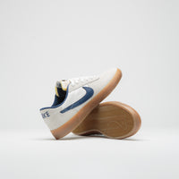Nike SB Heritage Vulc Shoes in Summit White and Navy and White - Gum Light Brown thumbnail