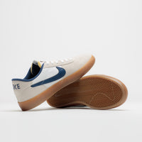 Nike SB Heritage Vulc Shoes - Summit White / Navy - White - Gum Light Brown thumbnail