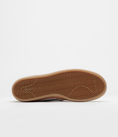 Nike SB Heritage Vulc Shoes - Summit White / Navy - White - Gum Light Brown