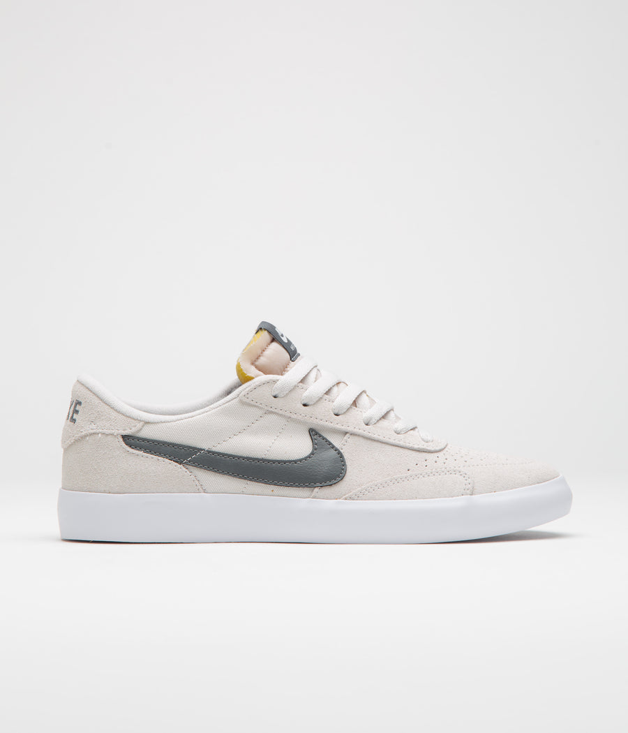 Nike SB Heritage Vulc Shoes in Vast Grey and Iron Grey and Vast Grey - White