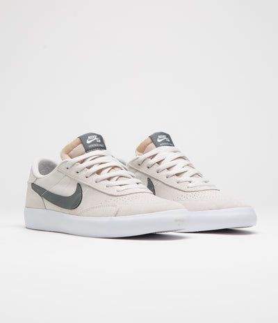 Nike SB Heritage Vulc Shoes in Vast Grey and Iron Grey and Vast Grey - White