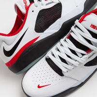 Nike SB Ishod Premium Shoes - White / Black - University Red - Black thumbnail