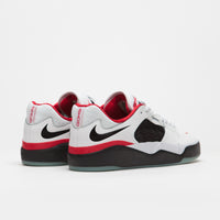Nike SB Ishod Premium Shoes - White / Black - University Red - Black thumbnail