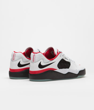 Nike SB Ishod Premium Shoes - White / Black - University Red - Black