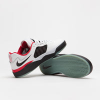 Nike SB Ishod Premium Shoes - White / Black - University Red - Black thumbnail