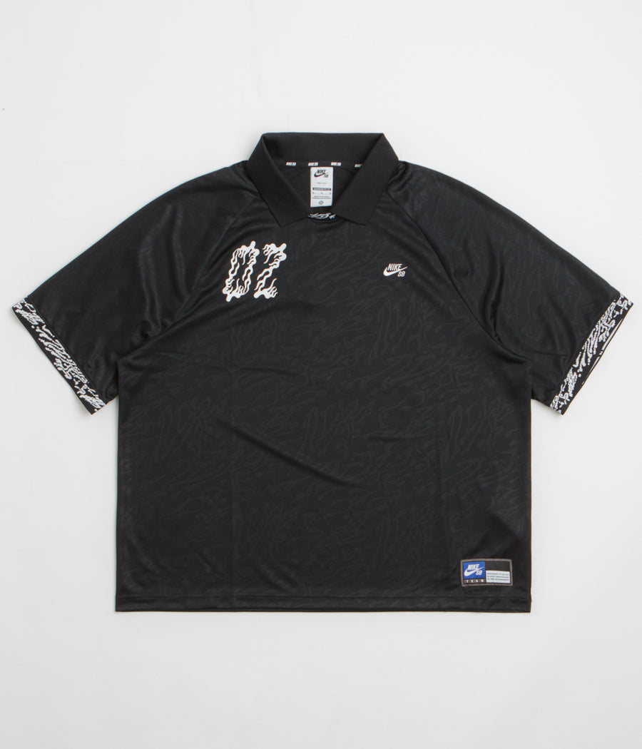 Nike SB Jacquard Jersey in Black and Black / White