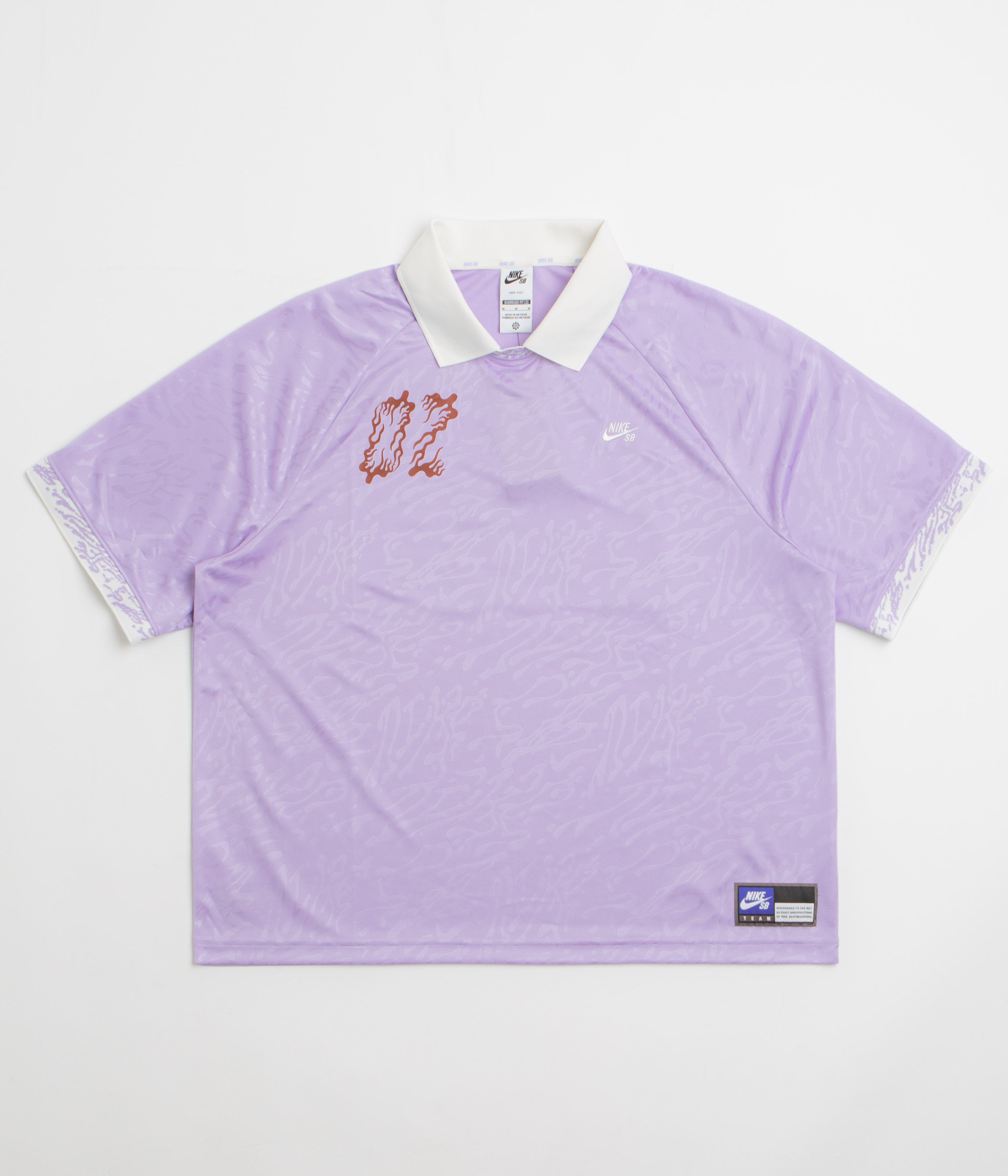 Nike SB Jacquard Jersey in Hydrangeas and Sail / White