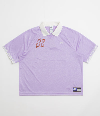 Nike SB Jacquard Jersey - Hydrangeas / Sail / White