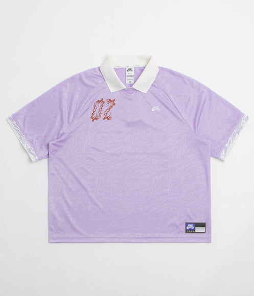 Nike SB Jacquard Jersey - Hydrangeas / Sail / White