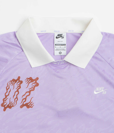 Nike SB Jacquard Jersey - Hydrangeas / Sail / White