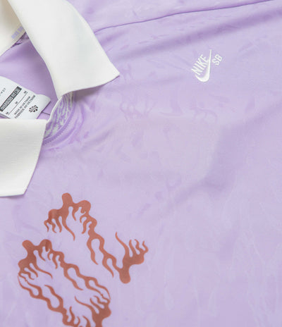 Nike SB Jacquard Jersey - Hydrangeas / Sail / White