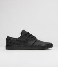 Nike SB Orange Label Janoski OG+ Shoes in Black and Black and Black - Black