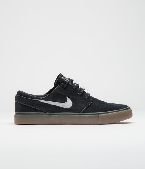 Nike SB Janoski OG+ Shoes - Black / White - Black - Gum Light Brown