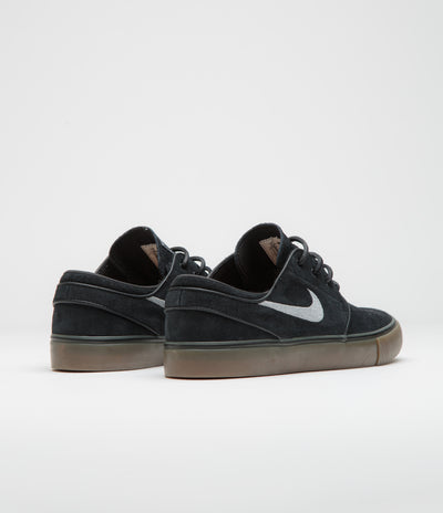 Nike SB Janoski OG+ Shoes - Black / White - Black - Gum Light Brown