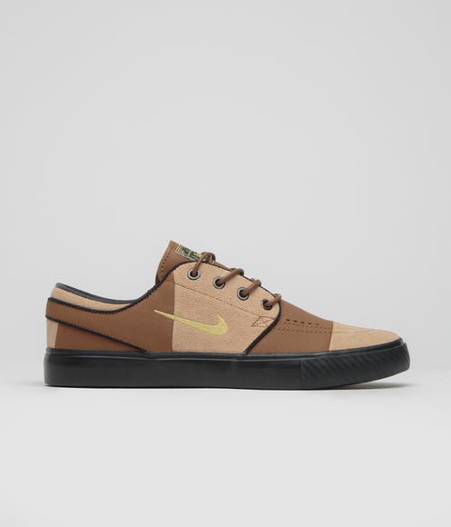 Nike SB Janoski OG+ Premium  Shoes - Light British Tan / Saturn Gold - Hemp - Black