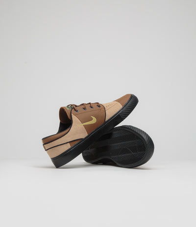 Nike SB Janoski OG+ Premium  Shoes - Light British Tan / Saturn Gold - Hemp - Black