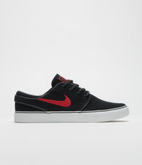 Nike SB Janoski OG+ Shoes in Black and University Red and Black - Summit White