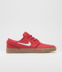 Nike SB Orange Label Janoski Shoes in University Red and White and University Red