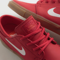 Nike SB Orange Label Janoski Shoes - University Red / White - University Red thumbnail