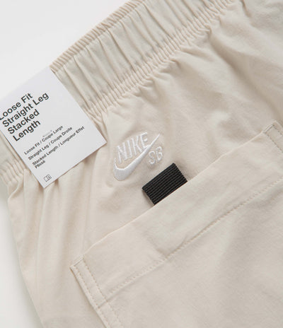 Nike SB Kearny Cargo Pants in Light Orewood Brown and White