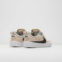 Nike SB Kids Day One Shoes in Sanddrift and Black and Court Blue - Bicoastal thumbnail