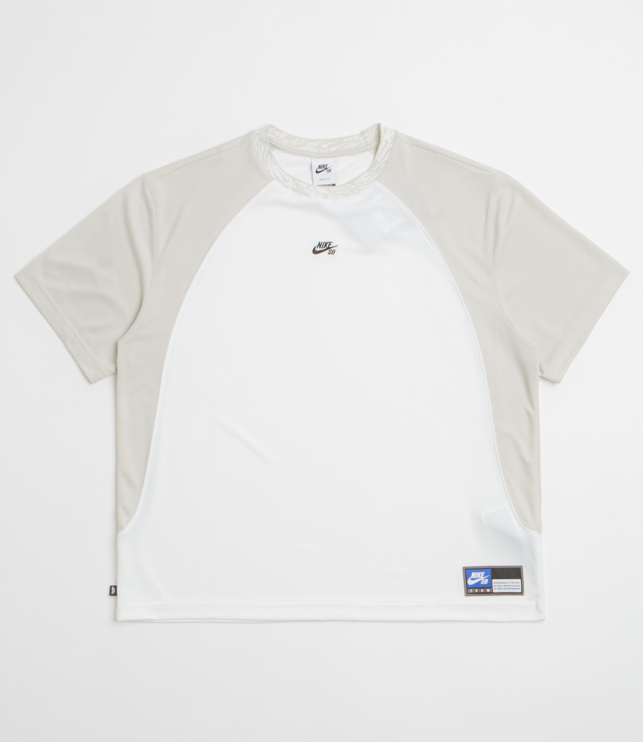 Nike SB Knit Jersey - White / Light Bone / Black | Flatspot