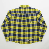 Nike SB Koston Flannel Shirt - Midnight Navy / Speed Yellow thumbnail