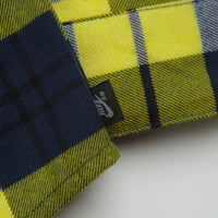 Nike SB Koston Flannel Shirt - Midnight Navy / Speed Yellow thumbnail
