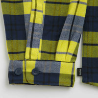 Nike SB Koston Flannel Shirt - Midnight Navy / Speed Yellow thumbnail
