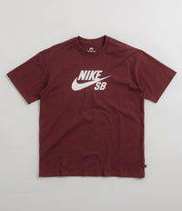 Nike SB Large Logo T-Shirt in Dark Team Red