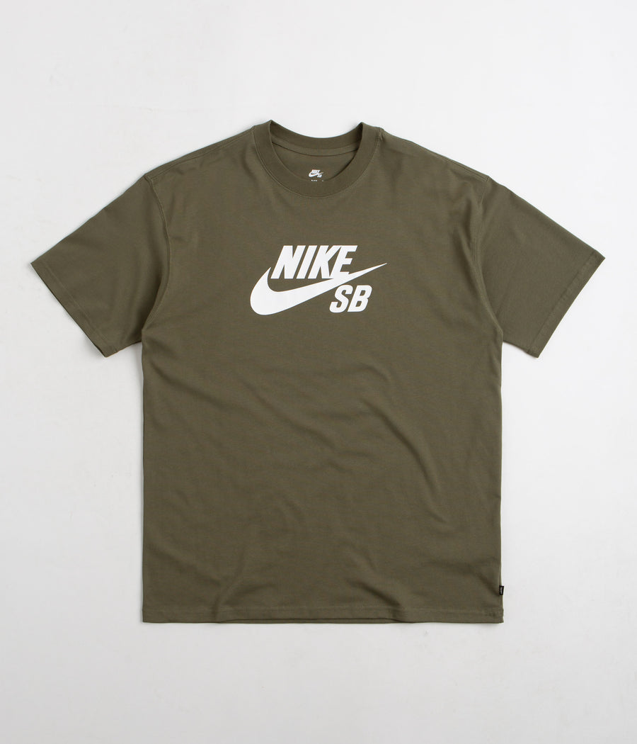 Nike SB Large Logo T-Shirt - Medium Olive