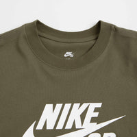 Nike SB Large Logo T-Shirt - Medium Olive thumbnail