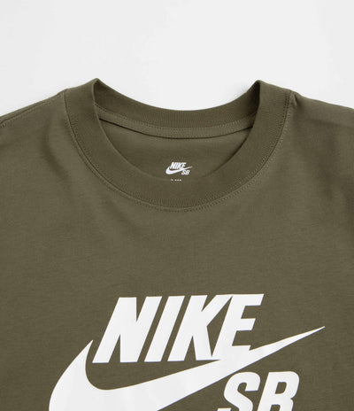 Nike SB Large Logo T-Shirt - Medium Olive