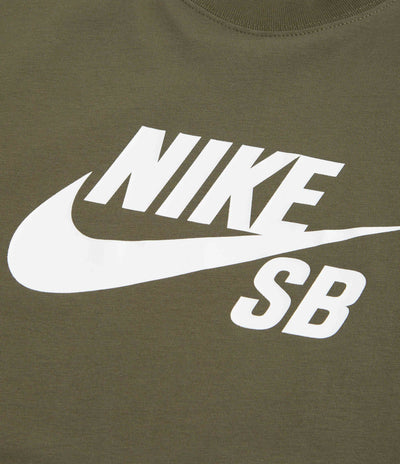 Nike SB Large Logo T-Shirt - Medium Olive