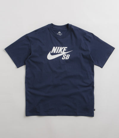 Nike SB Large Logo T-Shirt in Midnight Navy