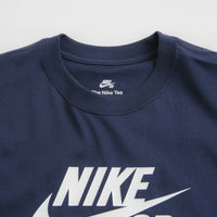Nike SB Large Logo T-Shirt - Midnight Navy thumbnail