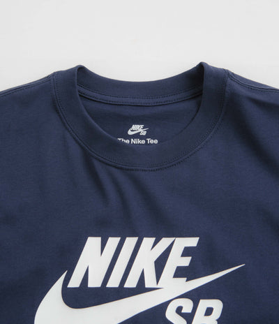 Nike SB Large Logo T-Shirt in Midnight Navy