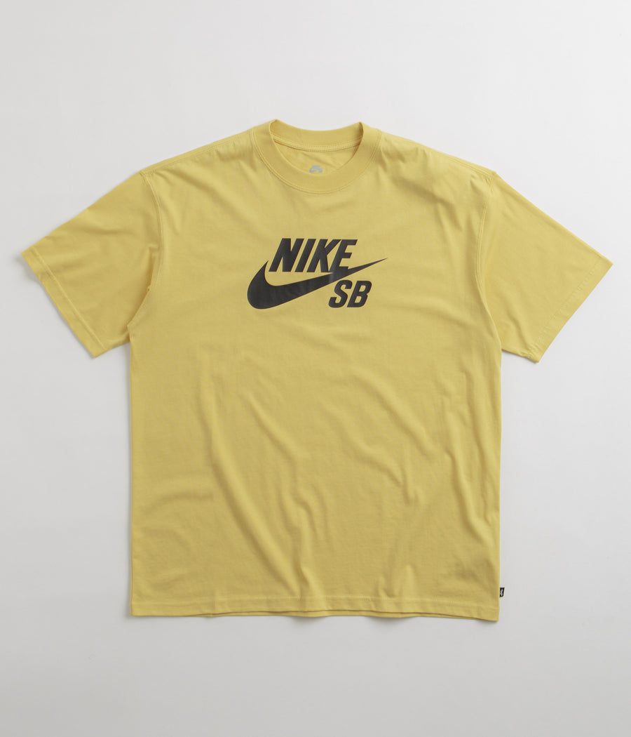nike sb large logo t shirt saturn gold  1