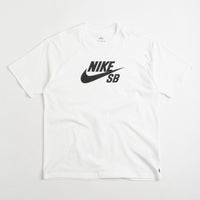 Nike SB Large Logo T-Shirt - White / Black thumbnail