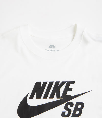 Nike SB Large Logo T-Shirt - White / Black