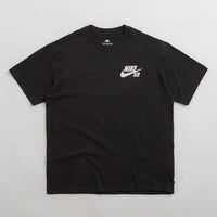 Nike SB Logo T-Shirt in Black and Black / White thumbnail