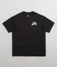Nike SB Logo T-Shirt in Black and Black / White