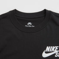 Nike SB Logo T-Shirt - Black / Black / White thumbnail